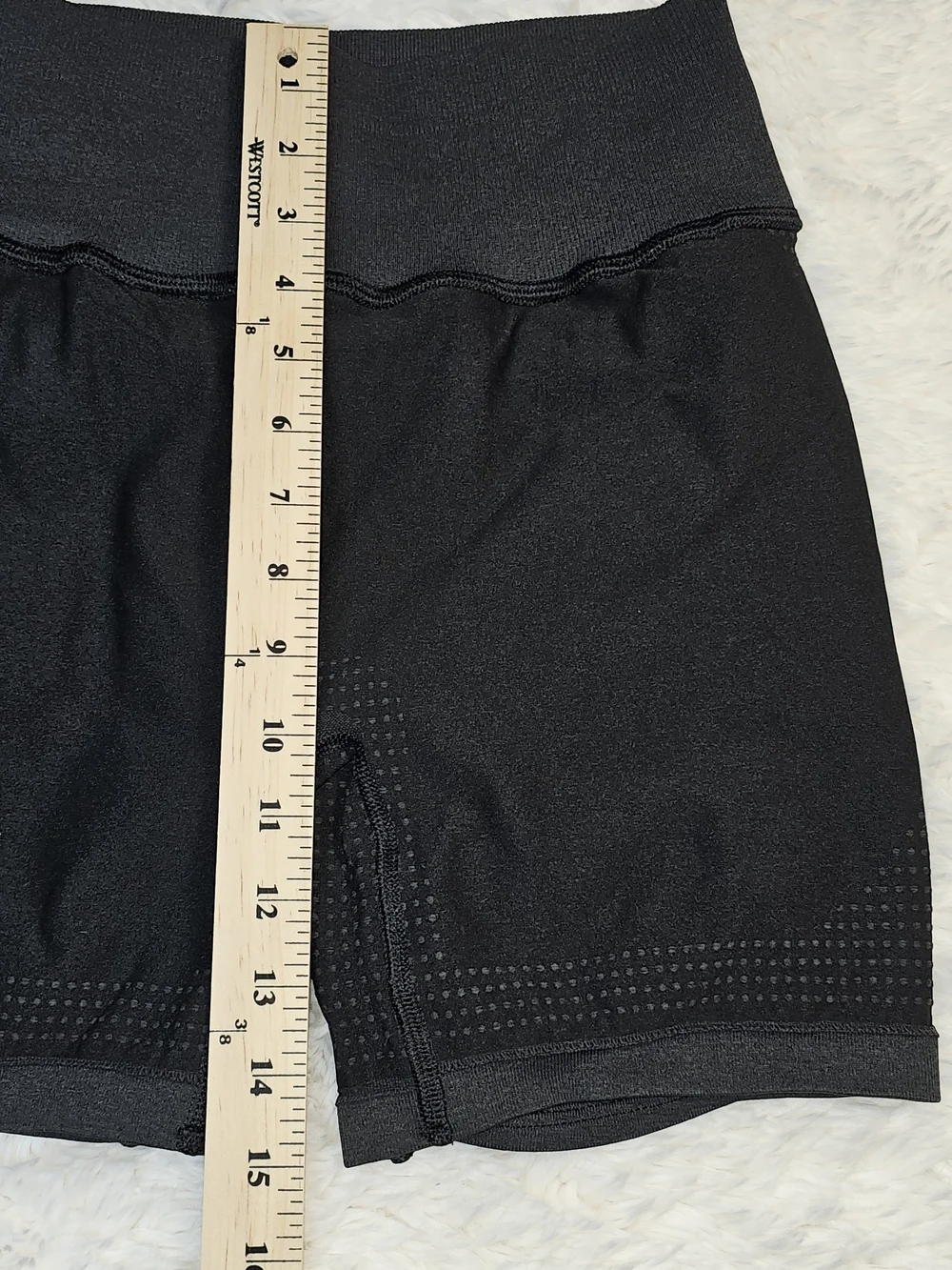 Gymshark Energy+ Seamless 2-in-1 Shorts - Black Marl - Size Medium - Picture 4 of 11